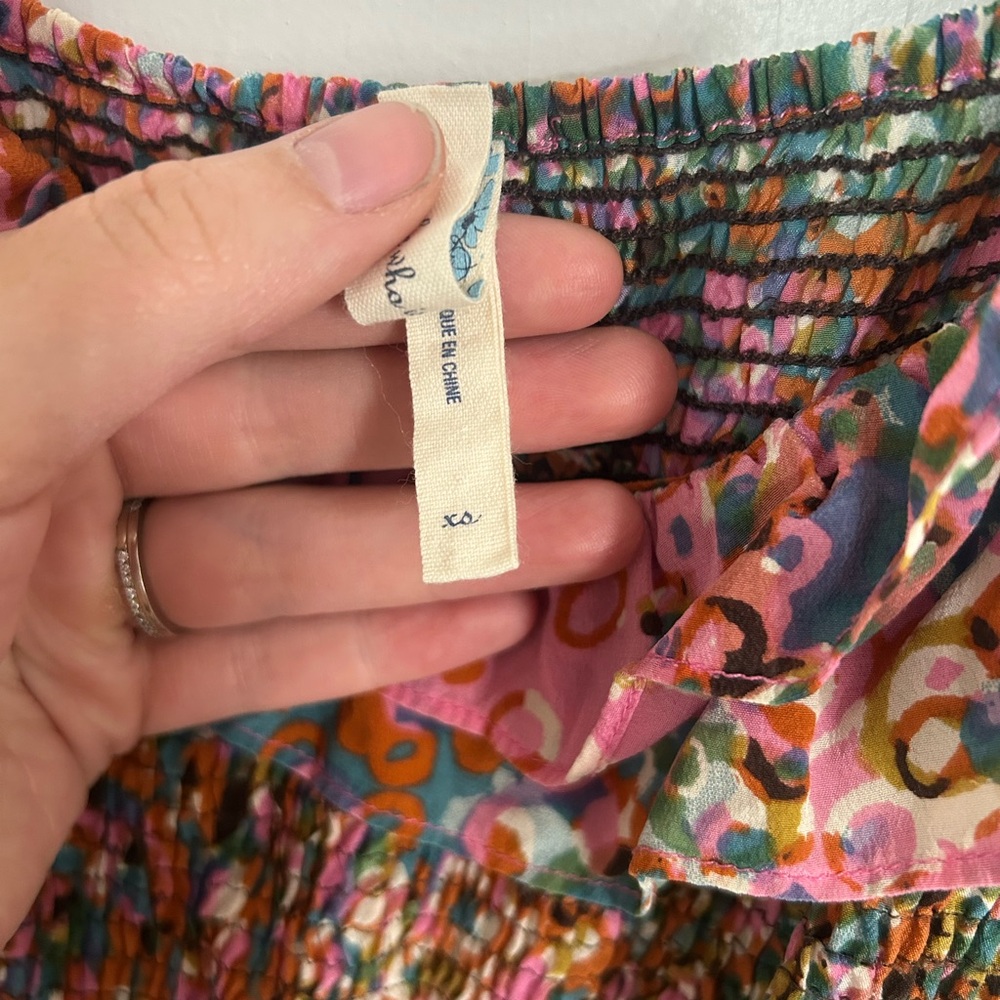 Maeve Colorful Silk Dress - Picture 4 of 6